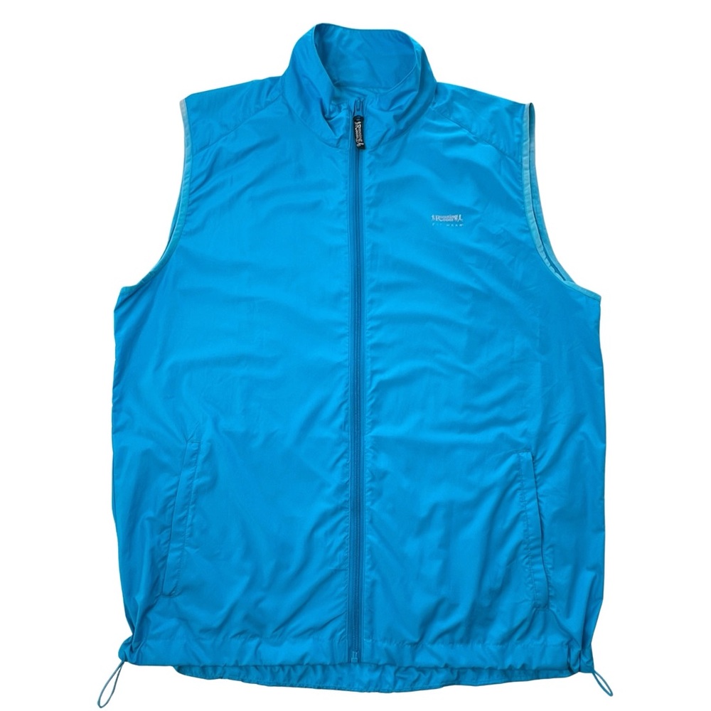 Rain Defense Run Vest Lightweight Outerwear Running Room Sky Blue Men’s XL